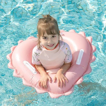 Swimming Ring Tube Swim Pool Accessories Inflatable Swimming Ring Seat Leakproof Toddler Swimming Ring for Kids Circle Float 1