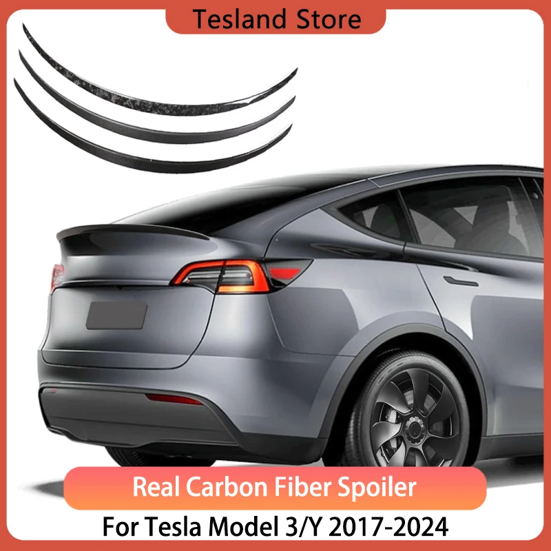 

Спойлер Tesla Model 3 Highland из углеродного волокна, крылья багажника 2024 для Tesla Model 3, модель Y 2023-2017, задние ласты, автомобильные аксессуары
