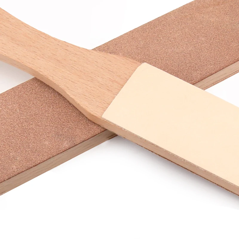 DIY Leather Tool Knife Sharpener Board Stone Strop Sharpening Paste Rotary Cutter Sharpeners board tanned leather Sharpe Board