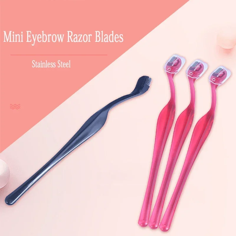 Description Picture 2 of item1/3pcs Eye Brow Shaping Blades Brow Shaver Knife Women Facial Razor Eyebrow Trimmers Face Hair Remover Beauty Make up Tools