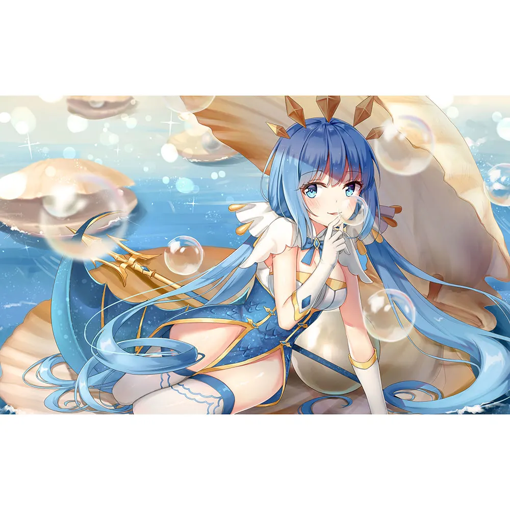 

Игровой коврик YuGiOh Scheiren TCG, игровой коврик для торговых карт, резиновый Настольный коврик для мыши, 60x35 см