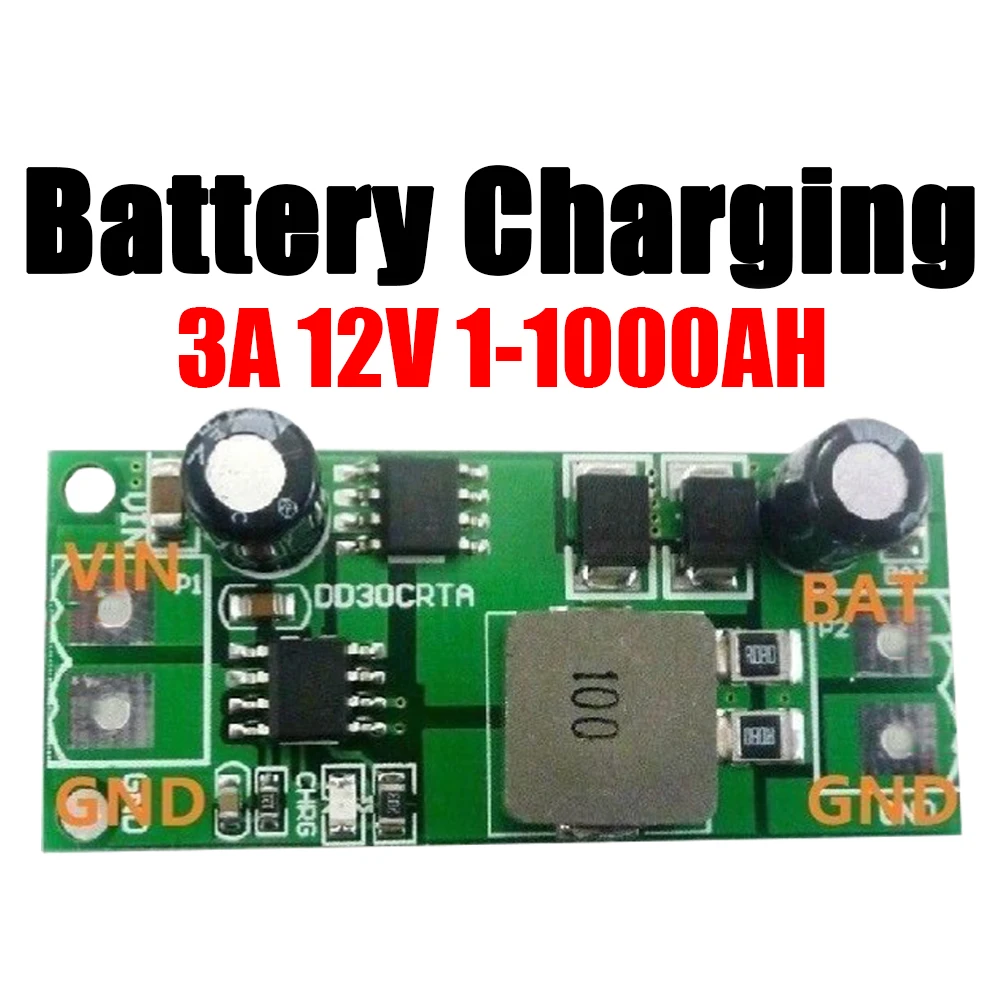 

3A 1-1000A 12V Lead-Acid Battery storage cell Charger Charging for UPS Car Solar