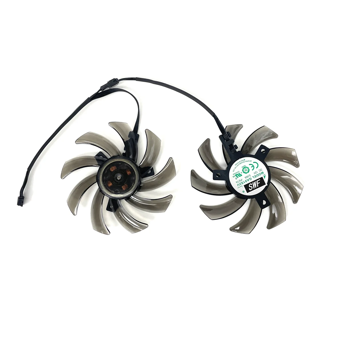 Ventilador de Refrigeração de Placa Gráfica Dupla Refrigerador para Palit P106100 Gtx1060 Gtx1080 Gtx1070 8g Ga91s2u Fdc10h12s9-c 85 mm Novo Peças por Conjunto - Imagem 2