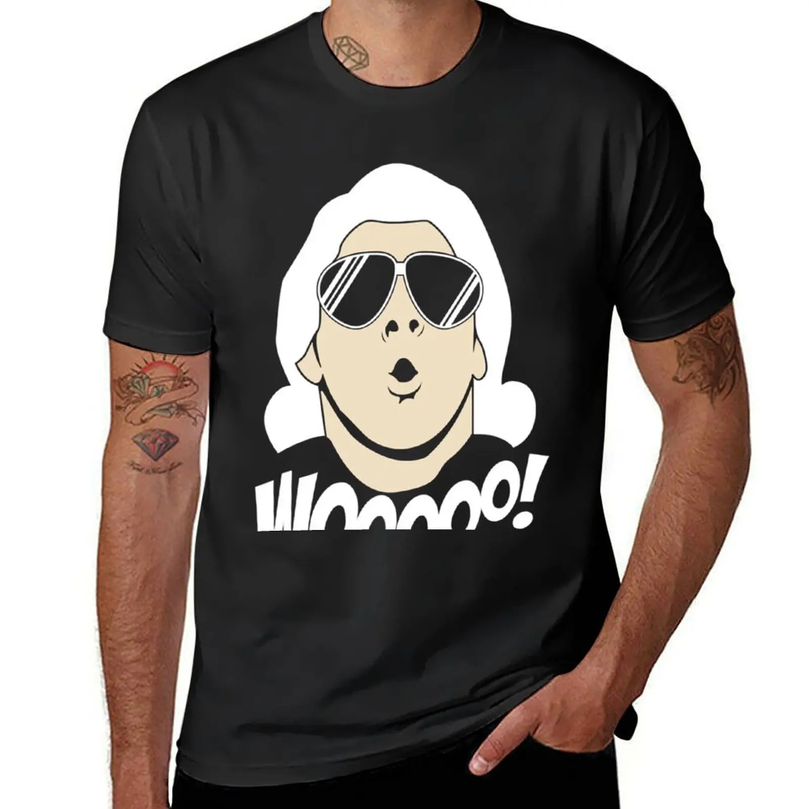 

Woooo! Classic Essential T-Shirt hippie clothes sports fans men clothings