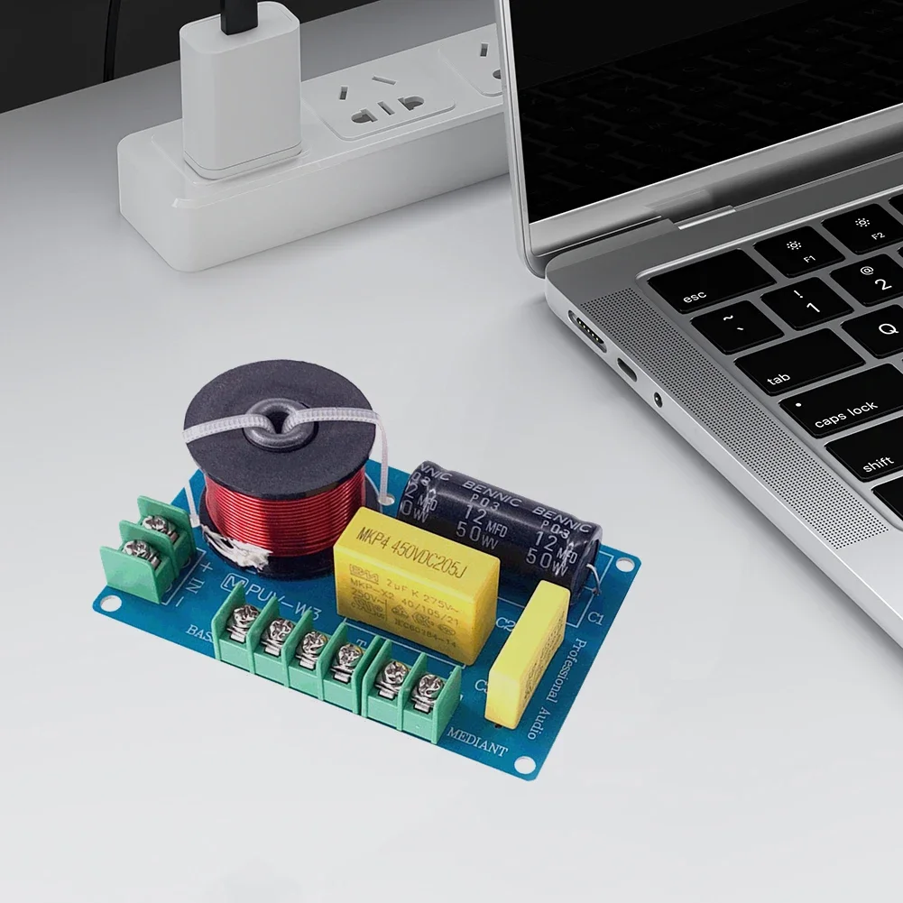 3-Way Hi-Fi Crossover Filter Module MKP Metal Film Audio Hifi Filter Circuit Board Bookshelf Audio for 3.5/4/4.5-8 Inch Speakers