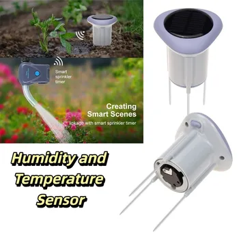 Sensore del Suolo Alimentato a Energia Solare con Comunicazione Wireless, Tecnologia Tuya ZigBee, Monitoraggio in Tempo Reale