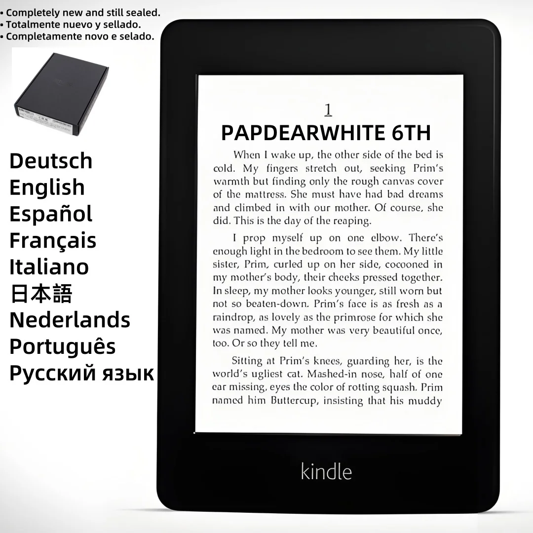 New kindle Paperwhite 6th 2GB light registrable Ebook Ereader E Reader e-ink Book for kindle e reader ebook e reader livro