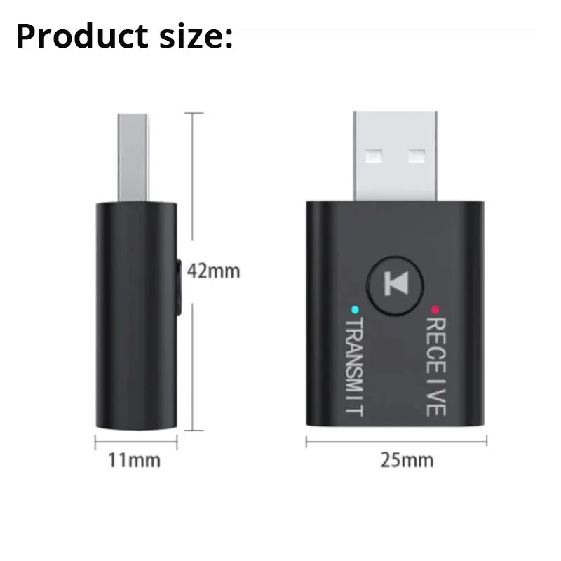 Bluetooth Audio Adapter Bluetooth USB Receiving Transmitter 2 in 1 Audio Transmitter Receiver bluetooth adapter bluetooth audio receiver bluetooth transceiver adapter audio adapter bluetooth aux adaptor