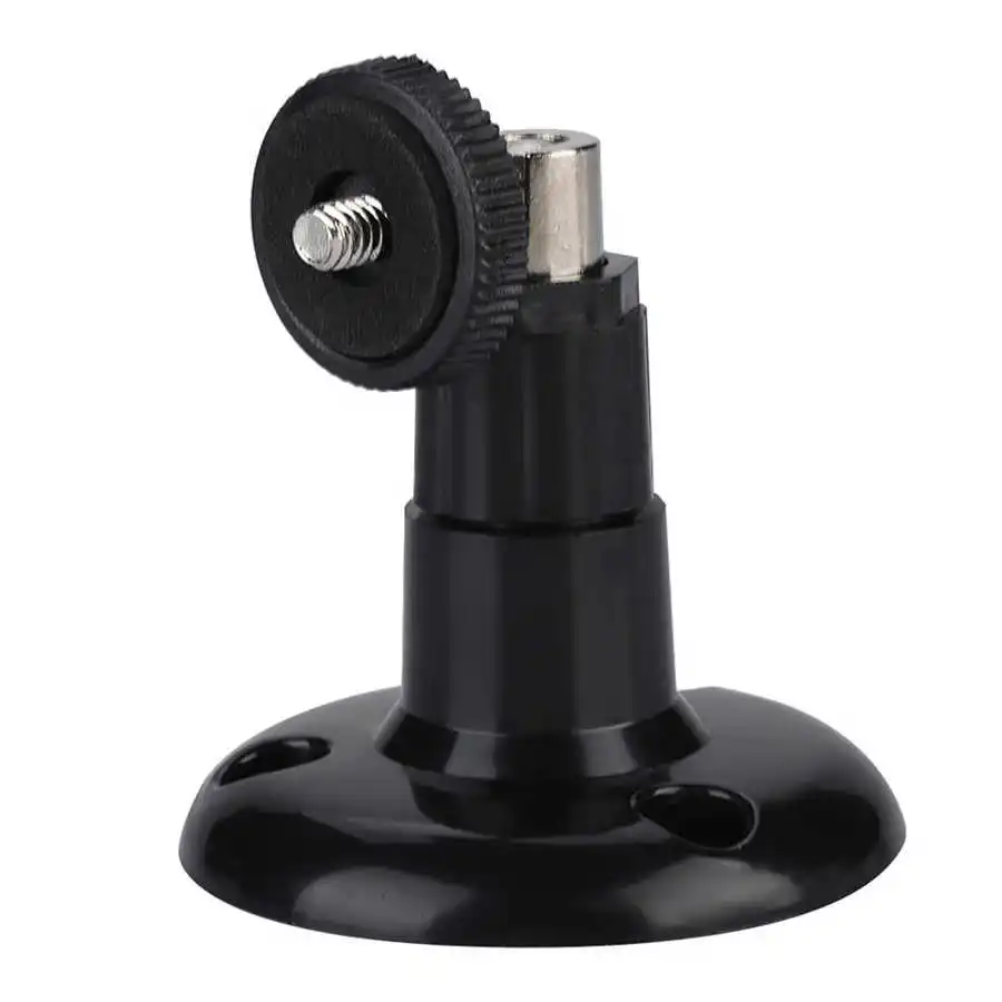 Security Camera Stand Camera Holder Stand Camera Holder Security Wall Mount Bracket Security Camera Bracket Camera Mount Panel Camera Mounting Base Security Camera Mount Portable Mini Surveillance CCTV Camera Stand Wall Mount Bracket 360 Degree Rotatable Camera Support Stand Cam