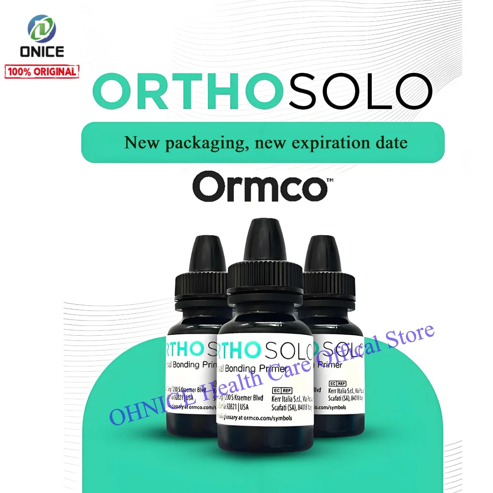 Original Ormco Ortho Solo Universal Bonding Primer Dental Light Cure Sealant & Bond Enhancer 5ml Refill Bottle New Packaging