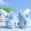 Kawaii  Cooking Mouse King Pendant Plush Toy Mouse Doll Bag Pendant Doll Keychain Grabber Doll Gift for Girlfriend's Birthday 1