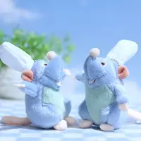 Kawaii  Cooking Mouse King Pendant Plush Toy Mouse Doll Bag Pendant Doll Keychain Grabber Doll Gift for Girlfriend's Birthday 1