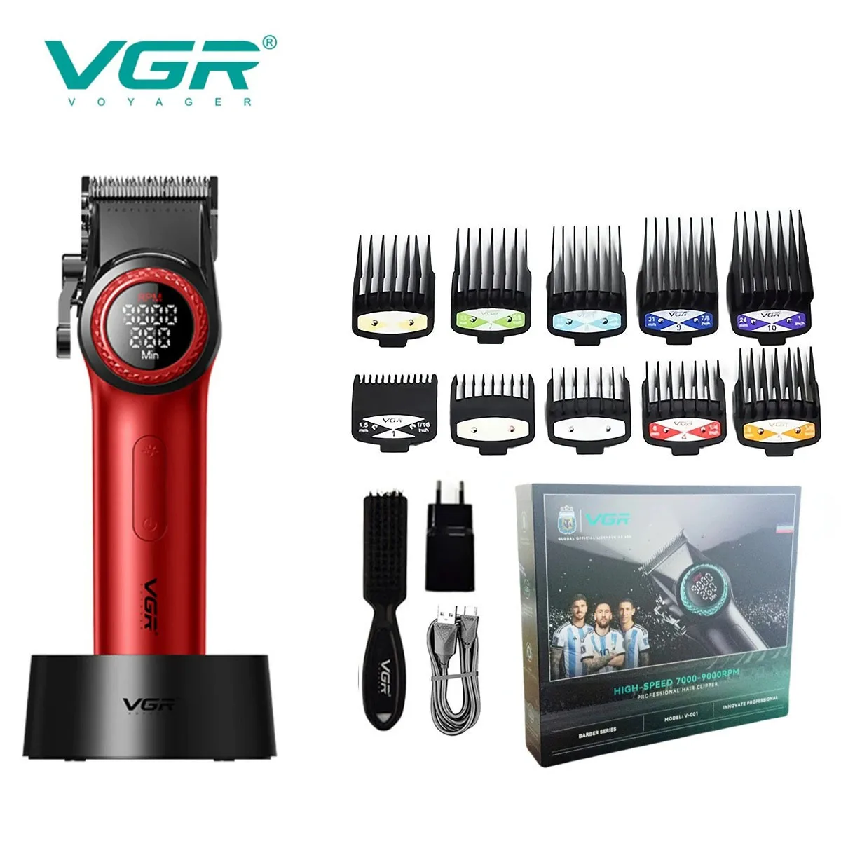 VGR ماكينة قص شعر احترافية ماكينة قص شعر ماكينة حل...