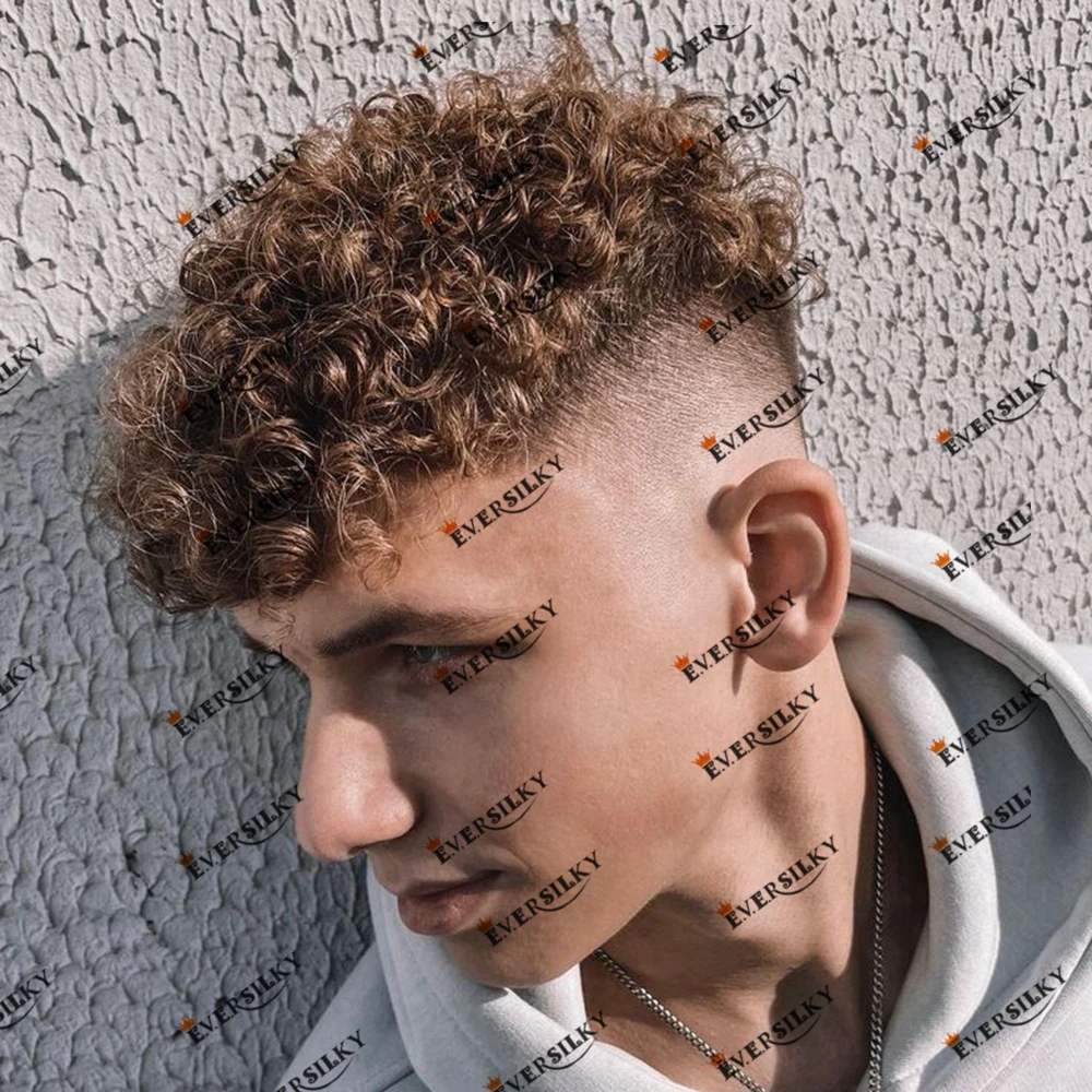 El Cabello Rizado Rizos Hombre Permanente Rizos Pelo Lacio