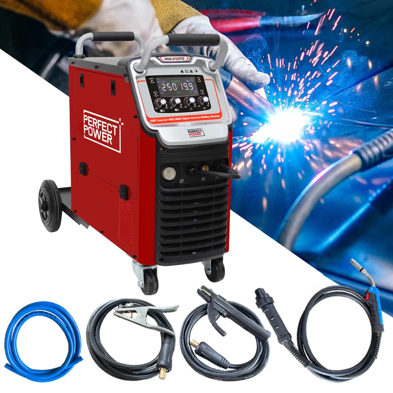 3 In 1Mig Welder 250 Amp Maquina De Soldar Mig Welding Gasless Mig Welding Machines High Quality Co2 Welders 2024 4