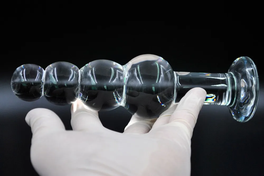 Grandi perline anali in vetro Pyrex, palline grandi, dildo di cristallo, butt plug, cazzo artificiale, masturbarsi_voghion.com