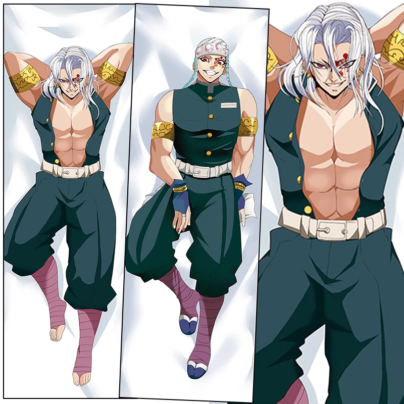 Demon Slayer Uzui Tengen Dakimakura Anime Kimetsu No Yaiba Pillowcase