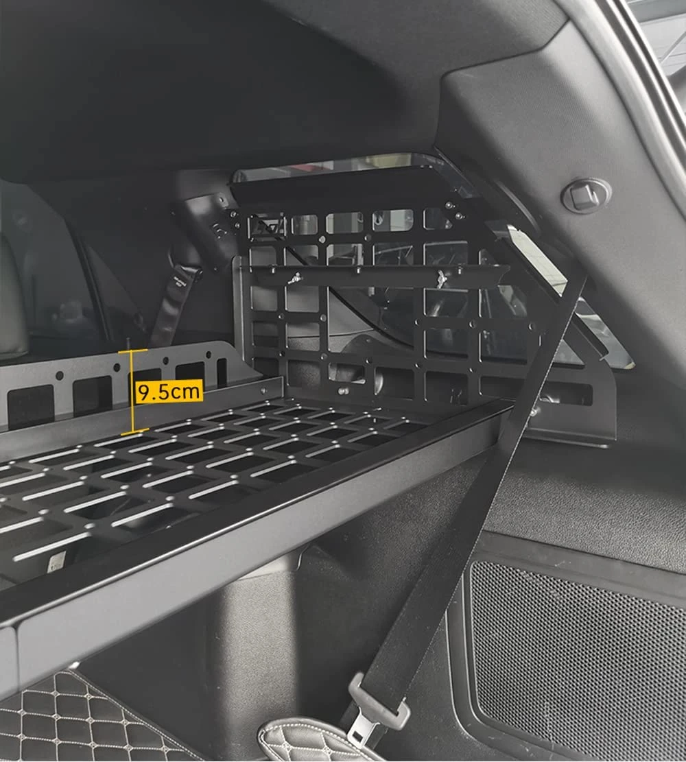 for Ford Explorer 2011 2019 Rear Trunk Shelf Cargo Organizer Modular