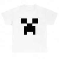 Hot Selling Cotton Retro Pattern T-Shirt Men's And Women's Casual Round Neck Fashionable Loose Comfortable Short Sleeved T-Shirt 6