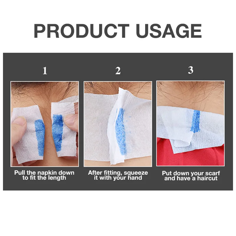 1 Roll Haircut Necks Disposable Hairdressing Collar Haircut Cape Covering Neck Paper Roll Cutting Wrap Apron Cover Accessory haircut cape hairdressing cape hairdressing collar hairdressing bibs
