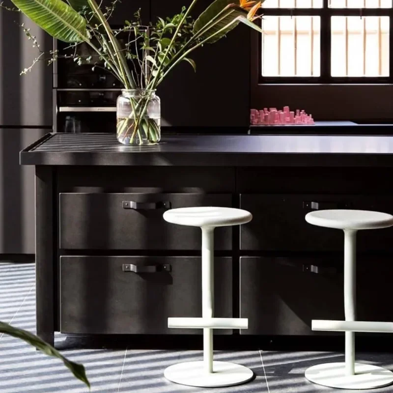 Quality Nordic Light Luxury Lifting Bar Chair American Ins Web Celebrity Milk Tea Shop High Chair Home Front Desk Round Stool