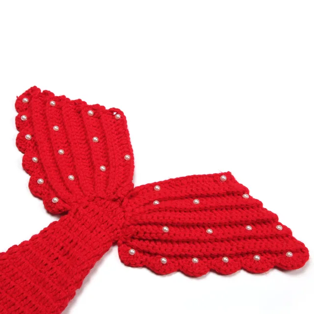 Coperta Sirena Per Neonato - Costume Uncinetto Per Foto | Reggiseno Neonato Fatto A Mano - Foto 3