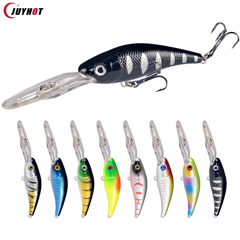 

1PCS Minnow Lure 10cm/9g Hard Bait Lures Plastic Wobbler Crankbait 6# Hooks Fishing Tackle