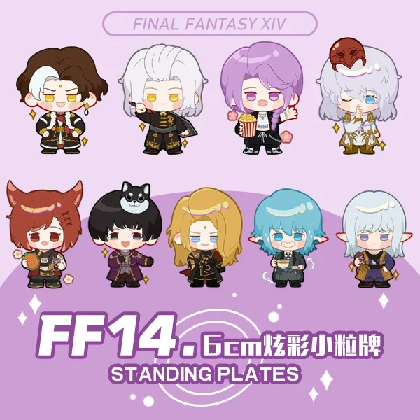 

Финальная фантазия игры FF14, эмет-селч, темы, зено, гитлодаус, акрил, 6 см, стенд, Модель дисплея, косплей, украшение для рабочего стола, подарок