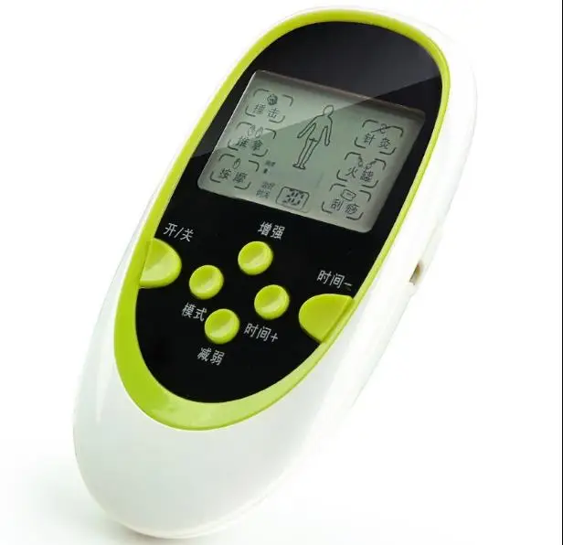 Dual-Output Electric Massager Electrical Stimulator Full Body Relax Muscle Therapy Massager Massage Pulse tens Acupuncture