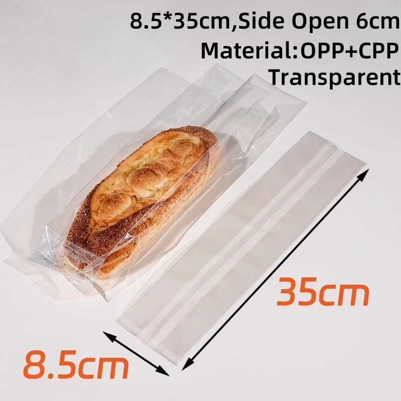LBSISI 생활 50pcs 손으로 만든 사탕 쿠키 가방 크리스마스 웨딩 셀프 스탠드 비스킷 초콜릿 DIY 사용자 정의 베이킹 가방 트레이