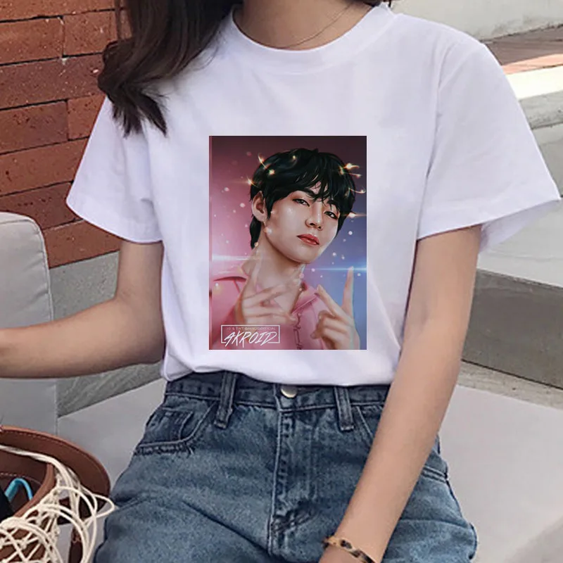 suga in white t shirt
