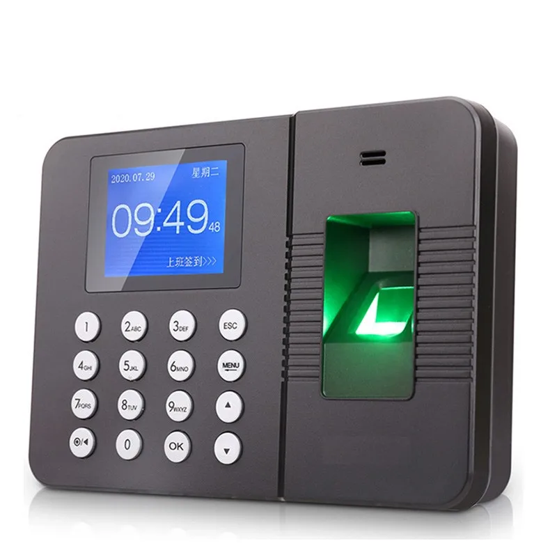 3960S Attendance Machine Work Punch Card Machine Fingerprint Recognition Sign-in Free Installation Software