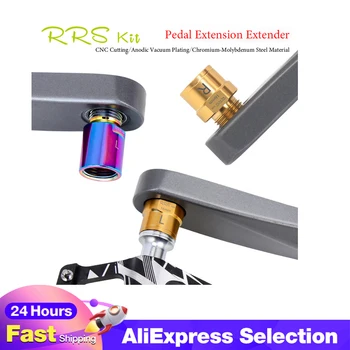 Rrskit-자전거 페달 익스텐션 볼트 스페이서 R66E, 익스텐더, 액슬 크랭크 액세서리, 16Mm 20Mm, MTB 로드 바이크 페달용