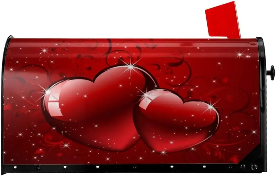 Valentines Day Mailbox Covers Magnetic Mailbox Wraps Post Letter Box Cover Standard Oversize Mailwrap Garden Home Decor