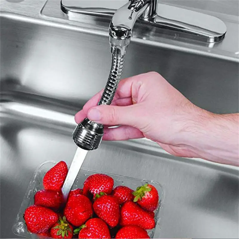 Kitchen Accessories Stainless Steel Rotatable Water Saver Faucet Extender for Home Kitchen Creative Useful