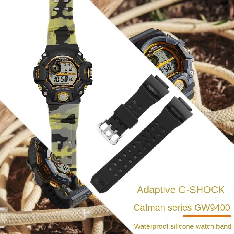 Cinturino Per Orologio In Gomma Sostituisce Il Cinturino In Silicone Con Interfaccia Speciale Serie G-Shock Catman Gw-9400/9300