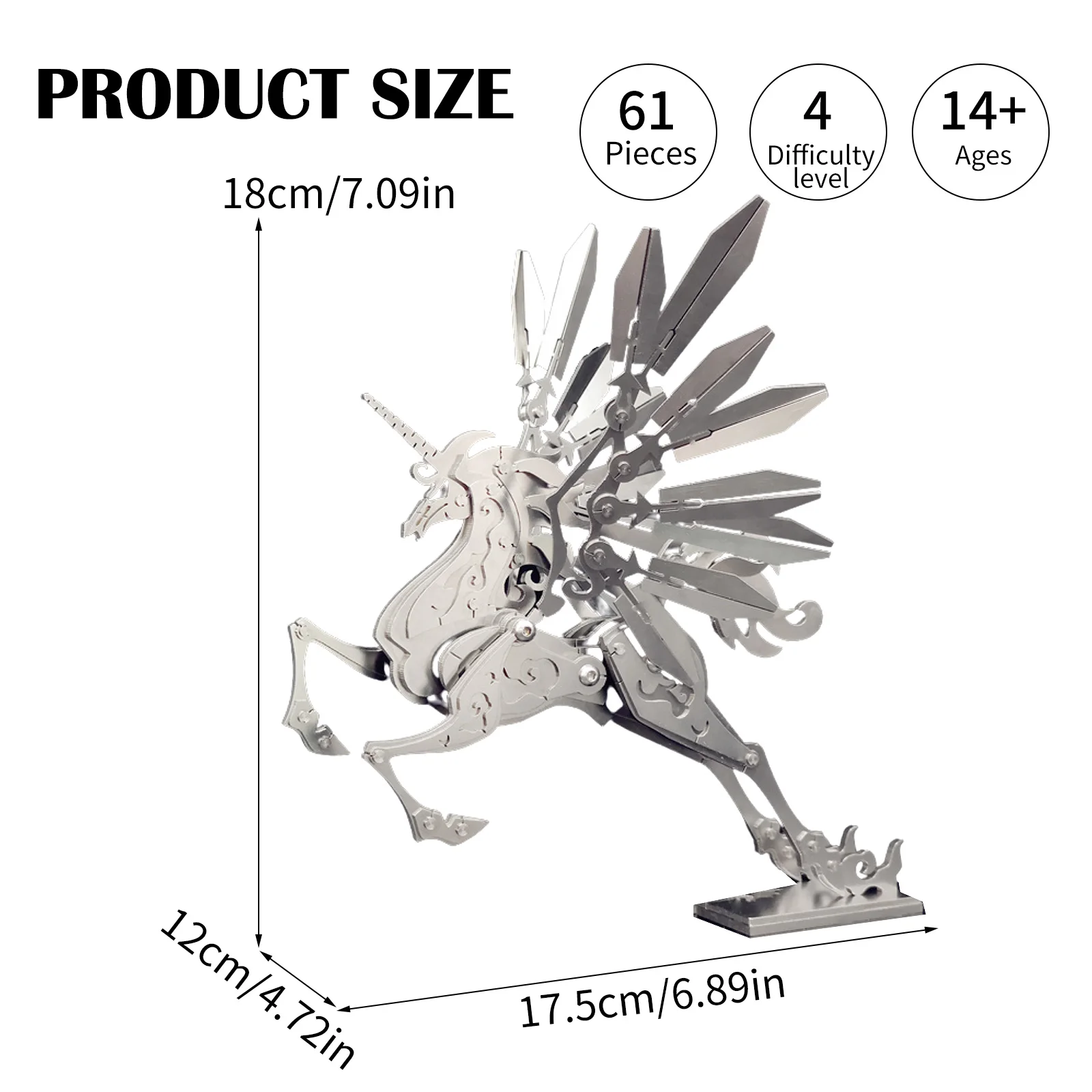 3D Metal Three-Dimensional Mechanical Tiger Model Puzzle DIY Assembly  Building Blocks Toys for Adult Children Gift