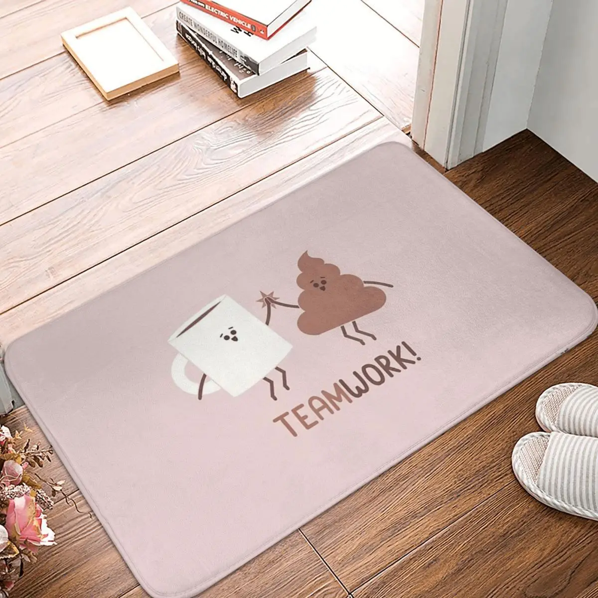

Teamwork 40x60cm Carpet Polyester Floor Mats Holiday Bathroom Outdoor