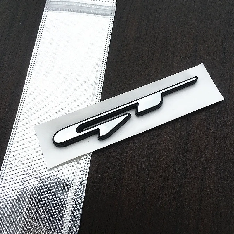 3D 금속 자동차 스티커 GT 편지 로고 스포츠 엠블럼 배지 데칼 기아 푸조 208 GT 라인 2008 308 206 205 307 3008 207 508 5008
