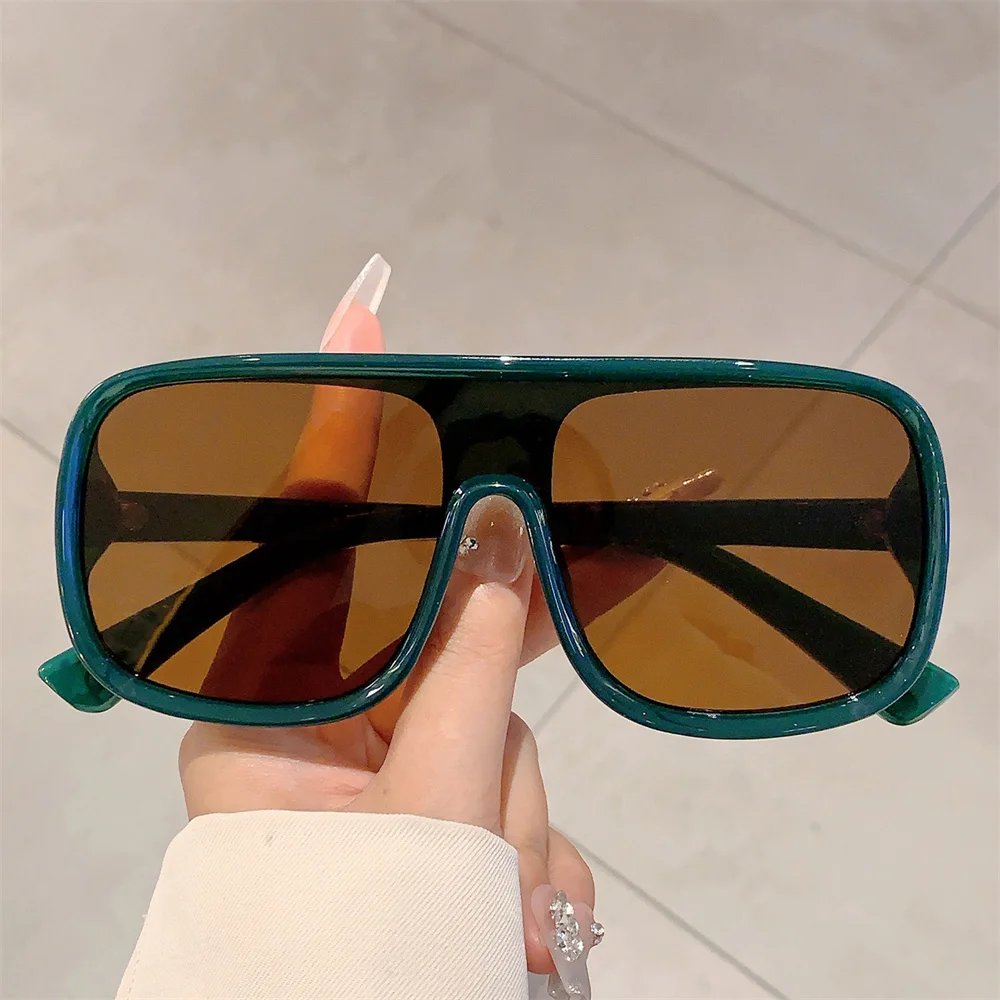 Vintage Men Women Sunglasses Square Shades Unisex Sun Glasses Black Lense UV400