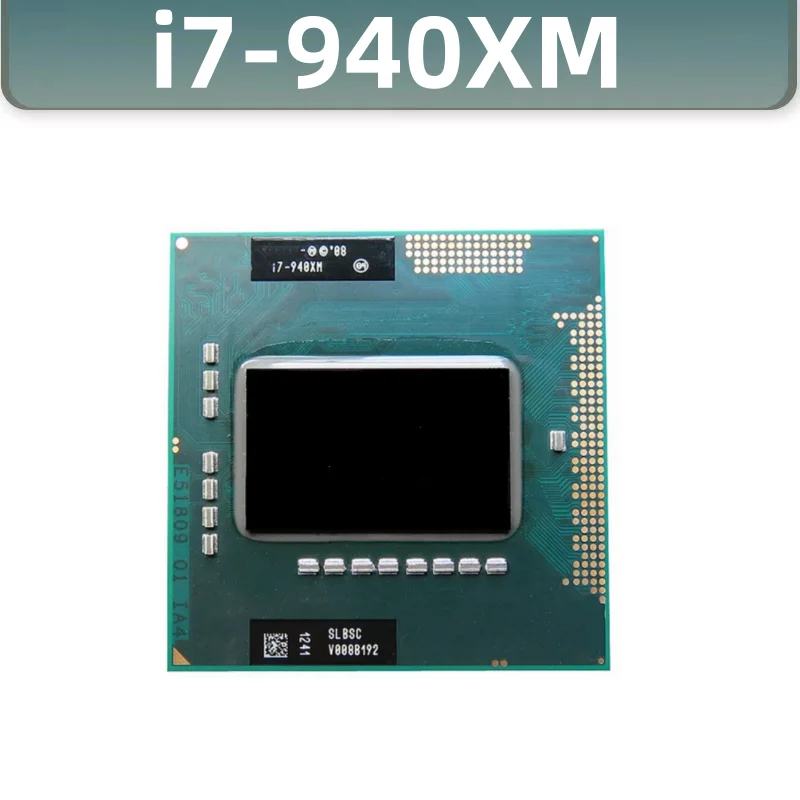 

Core i7-940XM i7 940XM 2.1 GHz Quad-Core Eight-Thread CPU Processor 8M 55W Socket G1 / rPGA988A
