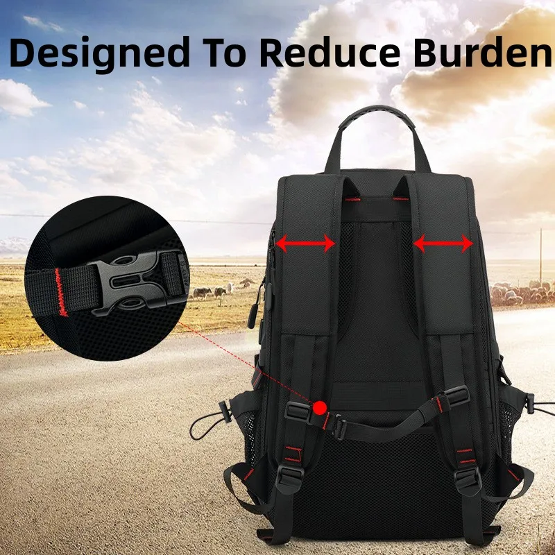 Men's Traveling Backpack 50-80L Large Capacity Business Backpack For Men 17 Inch Laptop Bags Fashion Oxford With Shoe Backpack