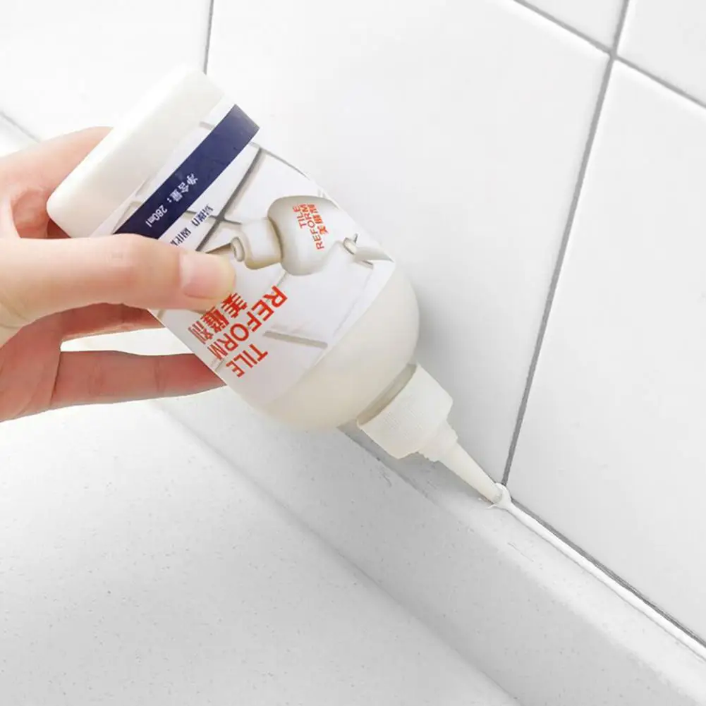 Reform Grout Multi-Use Tile Reform Tile Reform Sigillante Per Piastrelle Crema Per Fughe Sigillante Per Fessure Antimuffa 150Ml Gap Malta Per La Casa