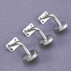 3/5 PCS Stainless Steel Handrail Railsed Brackets Supports Handrail Bracket Balusters Handrail Support For Stair