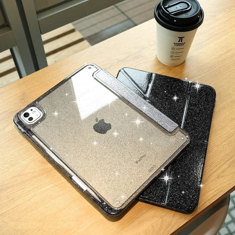 Glittering Sparkly Multi-Angle Stand Smart Cover