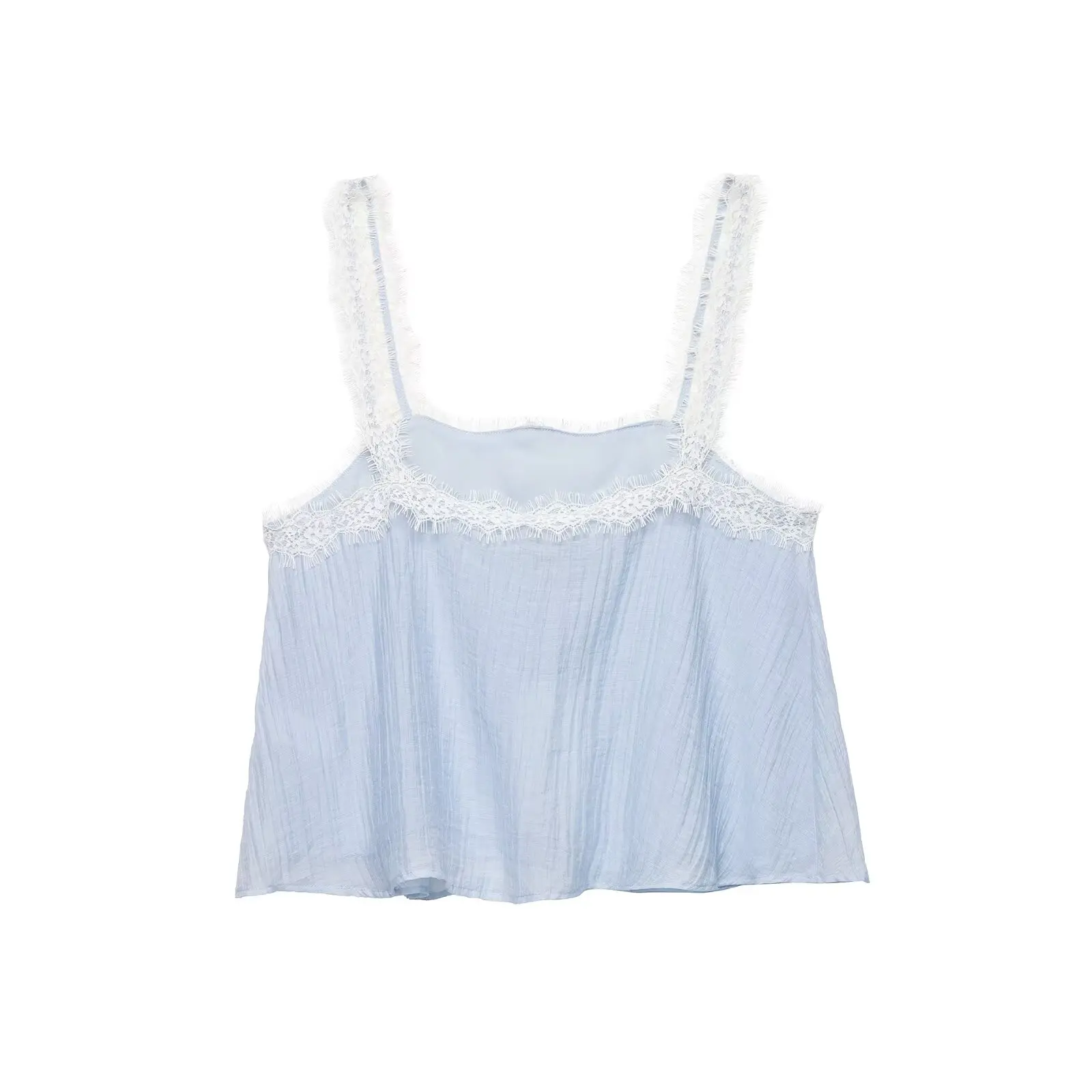 KONDALA Damen Sommer-Urlaubsrock-Set: Elegantes, einzigartiges Spitzen-Camisole und langer Rock – Trendiges, schickes Freizeit-Rock-Set für Damen 2026 – Detail 5