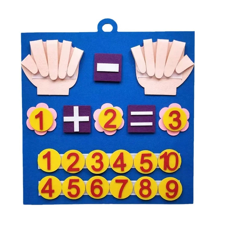 Mathematics Paste Board Math Toys Montessorian Toy Children Educational Pedagogical Learning Didactic Number Education Hobbies 6