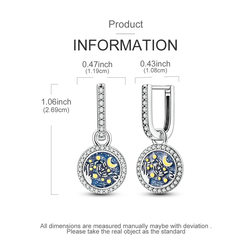 S07ae29ca260b4e228a8e64a5096e317eA Blue Eyes Hoop Earrings New 925 Sterling Silver Sweet Cherry Earring Wedding Engagement For Girlfriend Wife Birthday Gift Mallzona