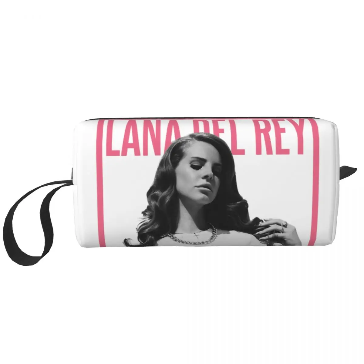

Lana Del Rey Singger Makeup Bag Pouch Waterproof Cosmetic Bag Travel Toiletry Bag Organizer Storage Purse for Women