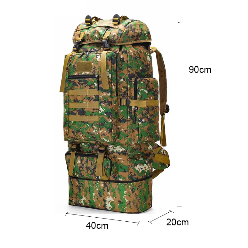 Zaino Miltec Zaino Tattico Militare 45L Grande Per Uomo Impermeabile E Multitasca Per - Foto 9